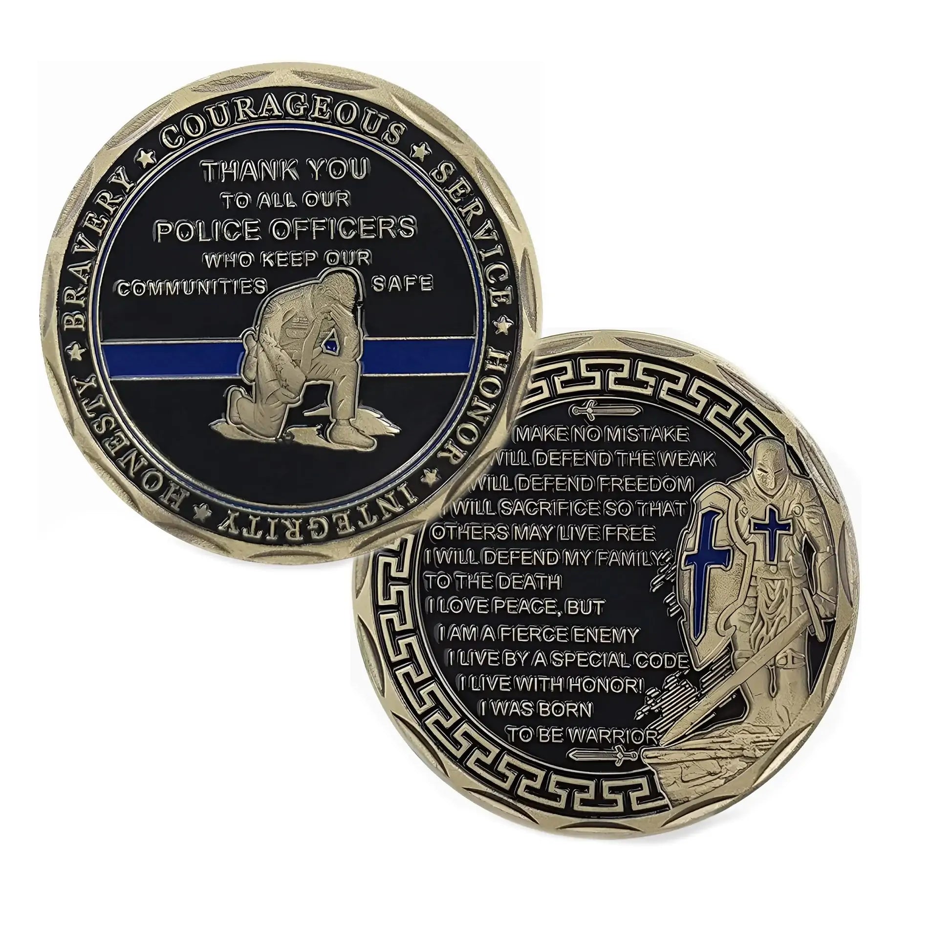 Law Enforcement Thank You Challenge Gold Coin