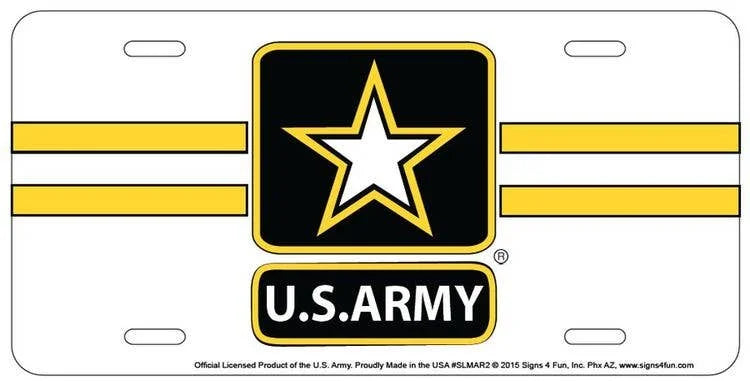 Army Star - License Plate