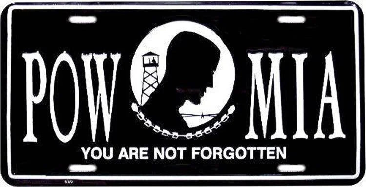 POW - MIA - License Plate