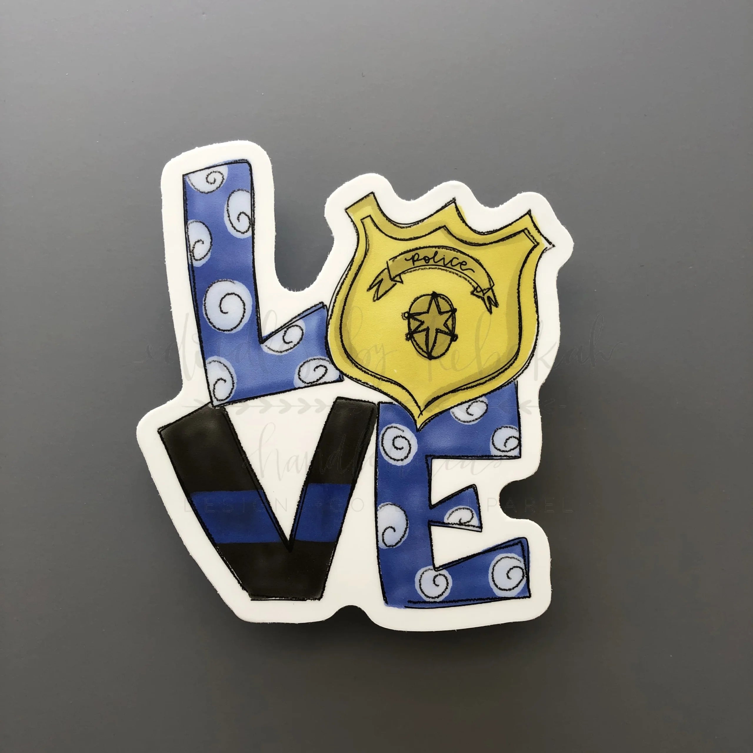 LOVE Police Sticker