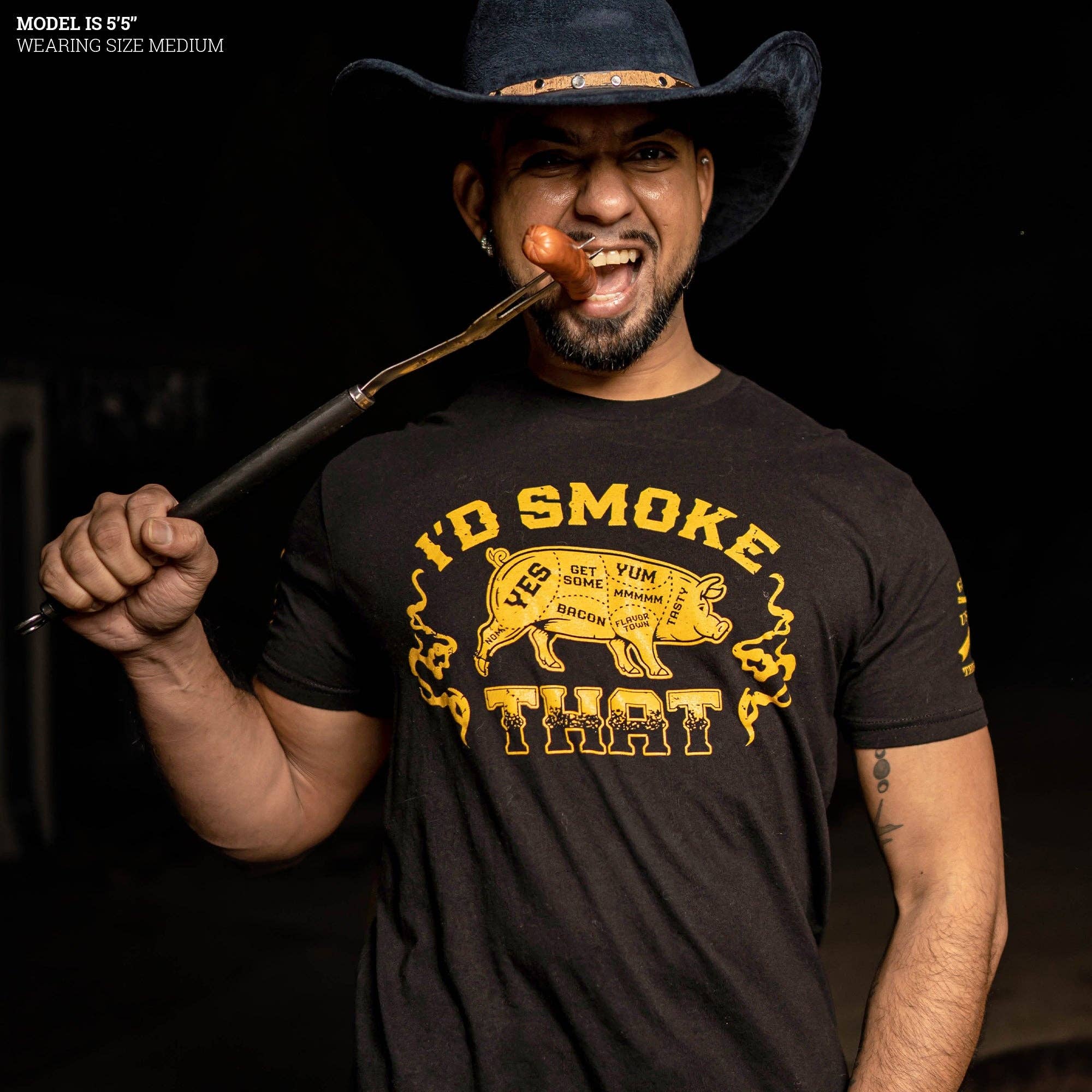 Men's I'd Smoke That Tee - Black Grunt Style