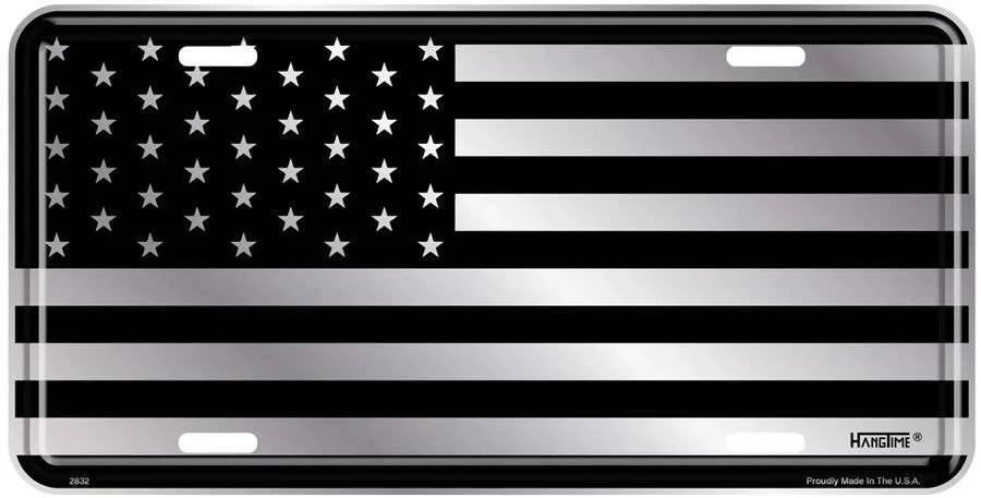 Flag Stars and Stripes - License Plate