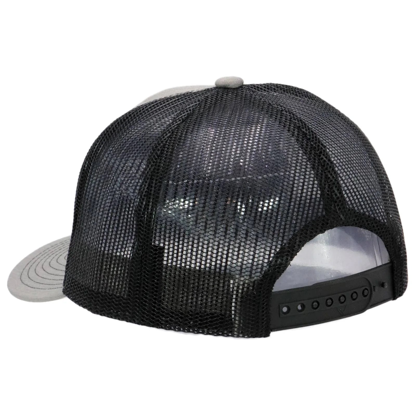 Police Blue Line American Flag Mesh Trucker Hat