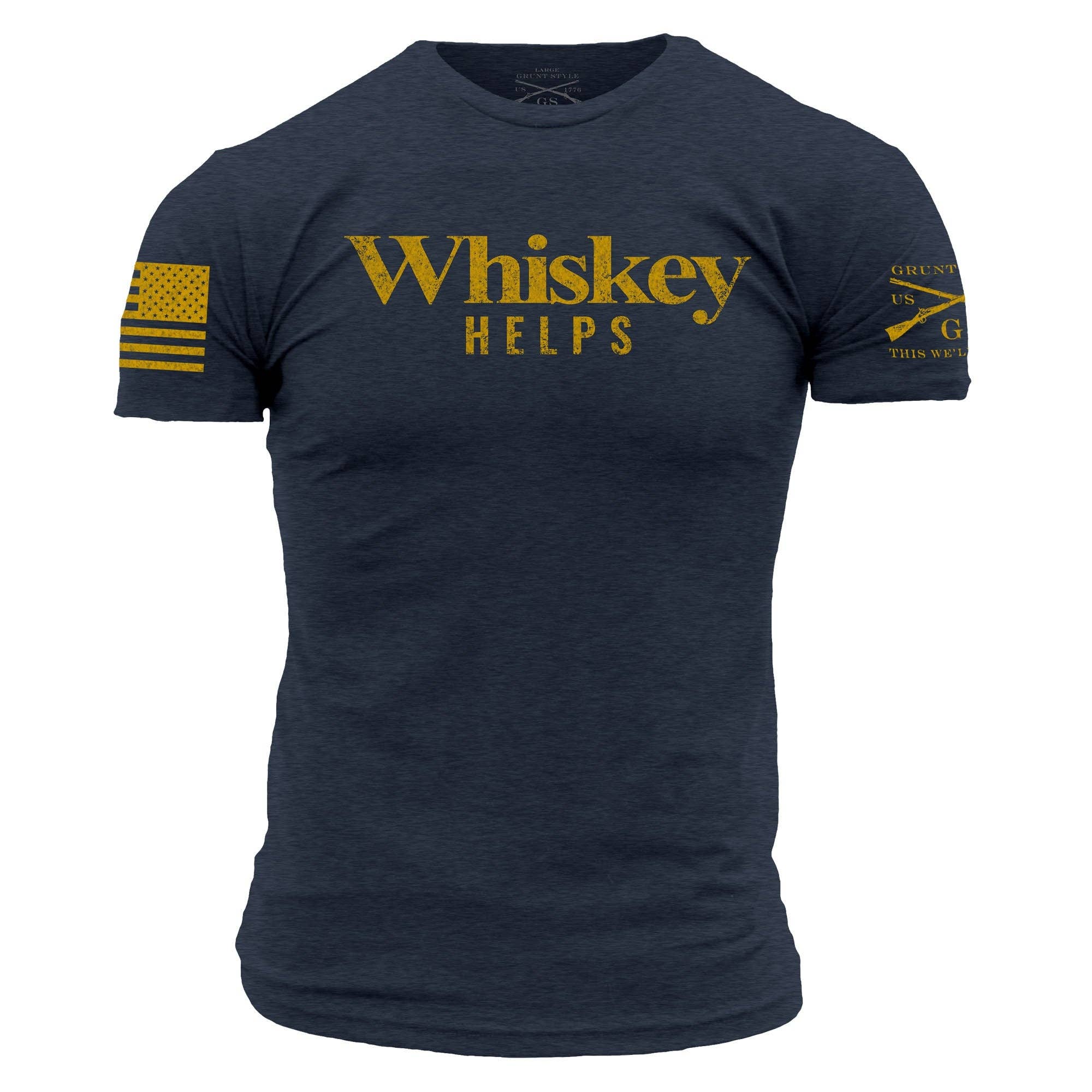 Whiskey Helps™ - Midnight Navy