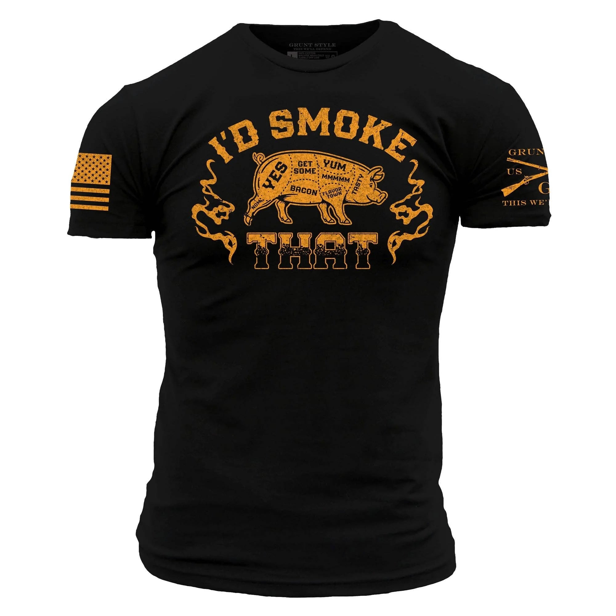 Men's I'd Smoke That Tee - Black Grunt Style