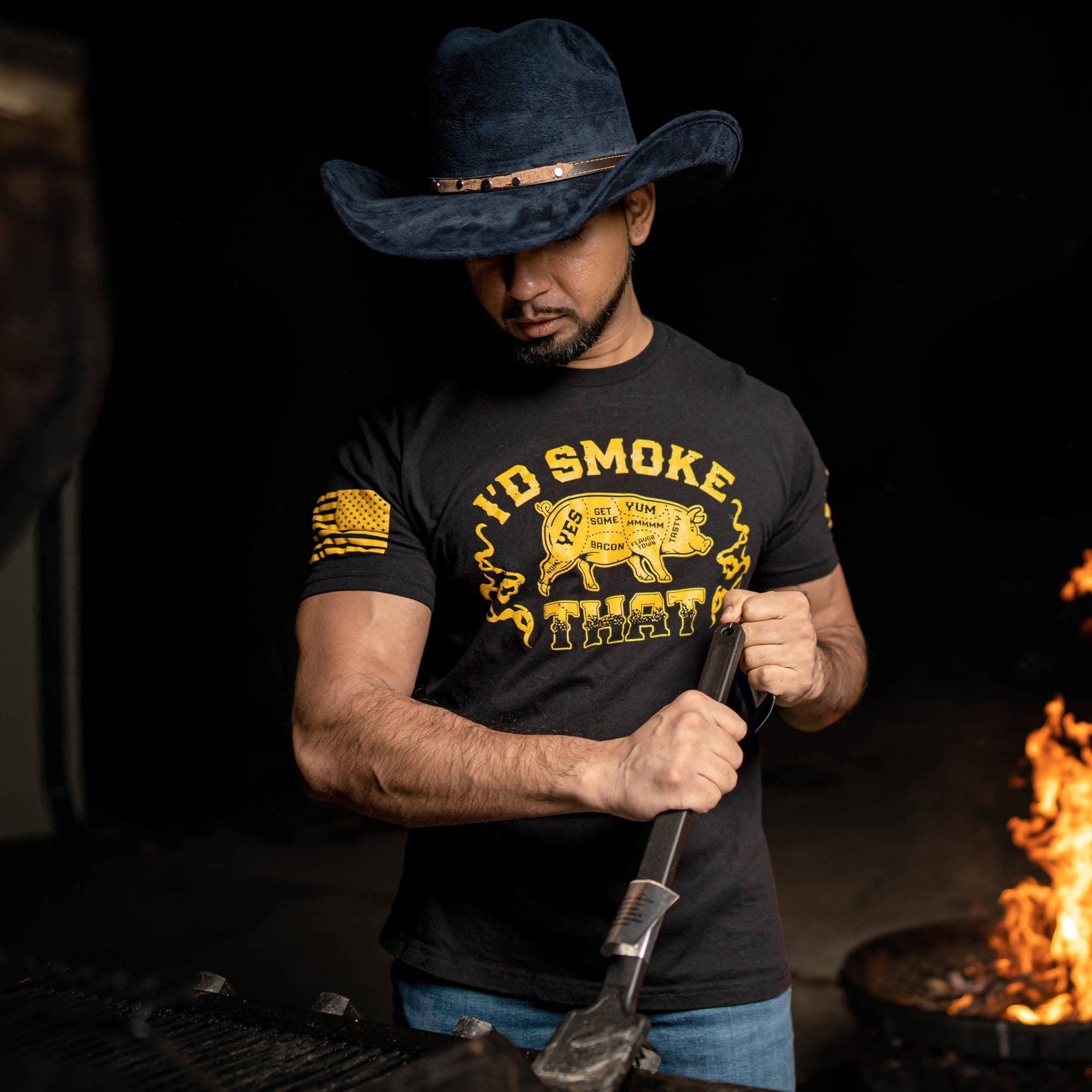 Men's I'd Smoke That Tee - Black Grunt Style