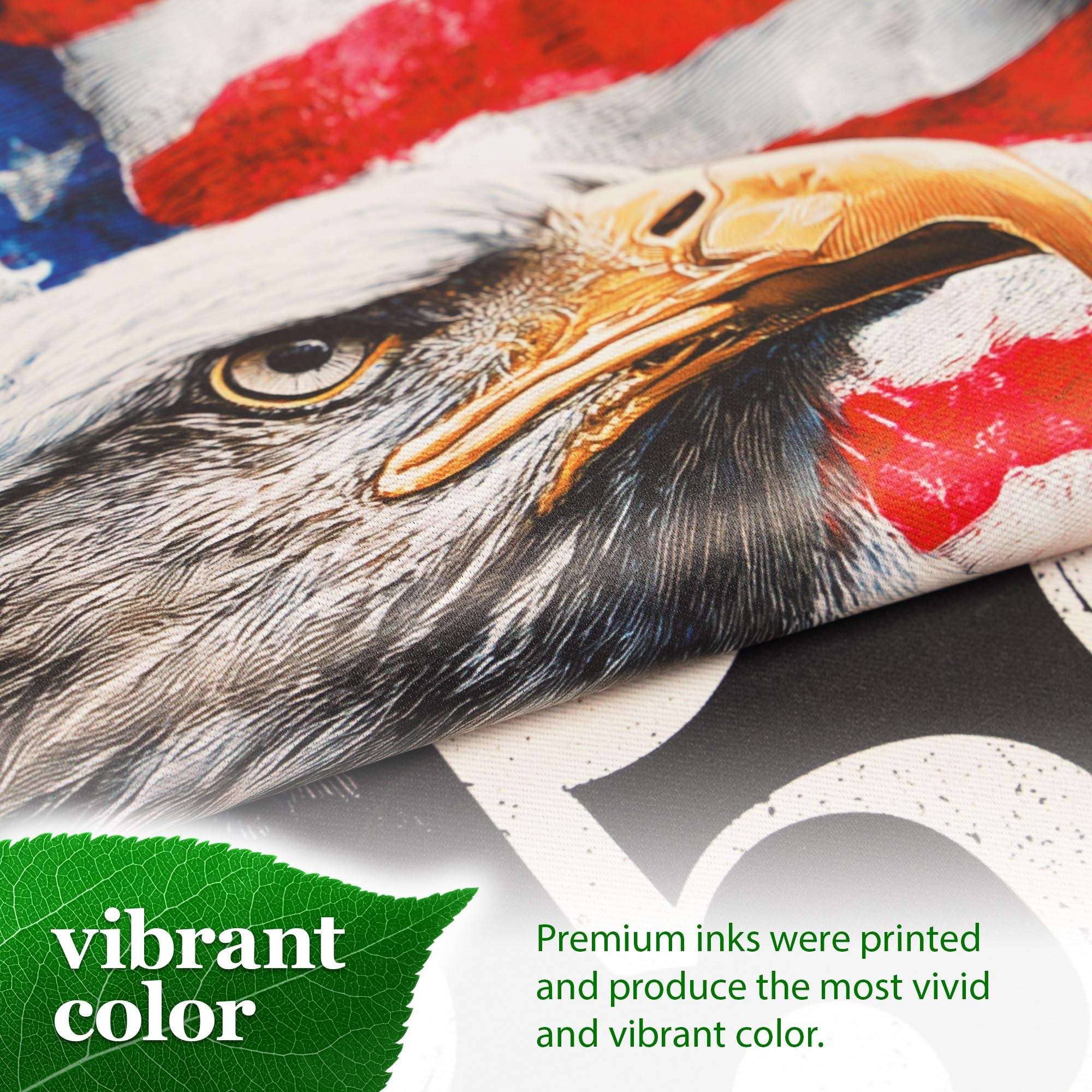 USA 250th Anniversary American Bald Eagle Garden Flag 12x18